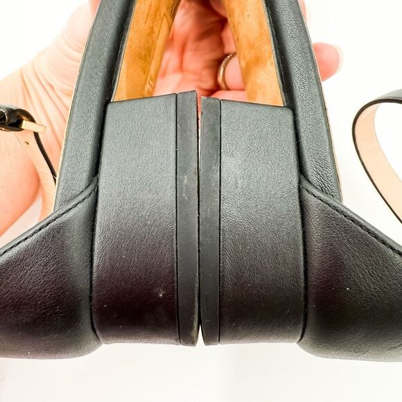 Gucci Horsebit Black Leather Sandals Low Heel Size 37.5, 7.5 - Picture 13 of 15